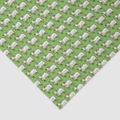 Flock von Wollweißblechen Pixel Art Muster Seidenpapier (Ausschnitt)