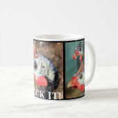 FLOCKEN SIE ES! Guinea Fossil Kaffeekochen Tasse (VorderseiteRechts)