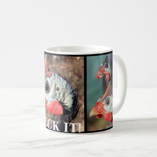 FLOCKEN SIE ES! Guinea Fossil Kaffeekochen Tasse (VorderseiteRechts)