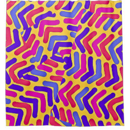 FLOCKIERENDE VÖGEL! DUSCHVORHANG