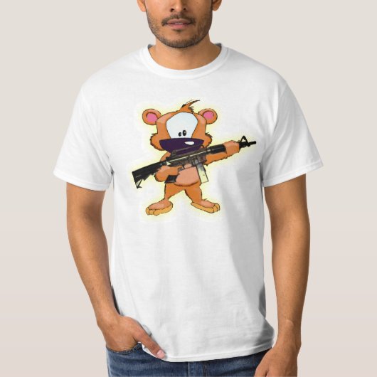 FLOCKIG MIT EINEM GEWEHR T-Shirt (Vorderseite)