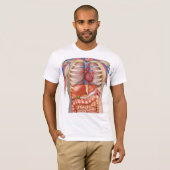 Flockige Express® Organ-Anatomie T-Shirt (Vorne ganz)