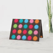 Flockige Farbe punktiert Ankündigung (Rückseite)