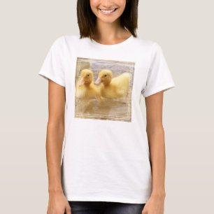 Flockige gelbe Entlein Getty Bild- T-Shirt