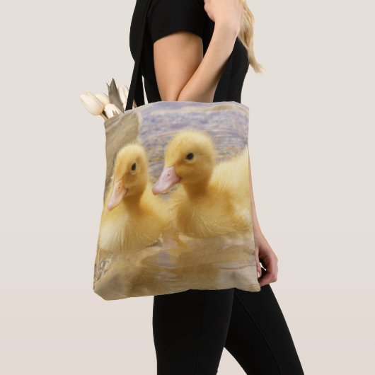 Flockige gelbe Entlein Getty Bild-| Tasche (Von Nahem)