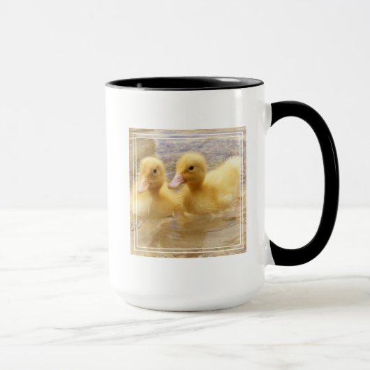 Flockige gelbe Entlein Getty Bild-| Tasse (Rechts)