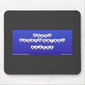 Flockige Herz-Mausunterlage Mousepad (Vorne)