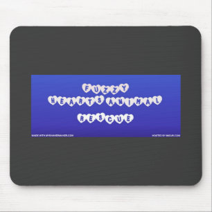 Flockige Herz-Mausunterlage Mousepad