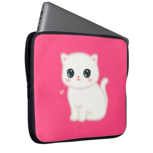 Flockige Kleinigkeit Laptopschutzhülle (Vorne Rechts)