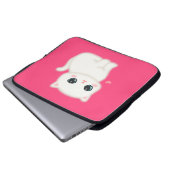 Flockige Kleinigkeit Laptopschutzhülle (Vorne Knopf)