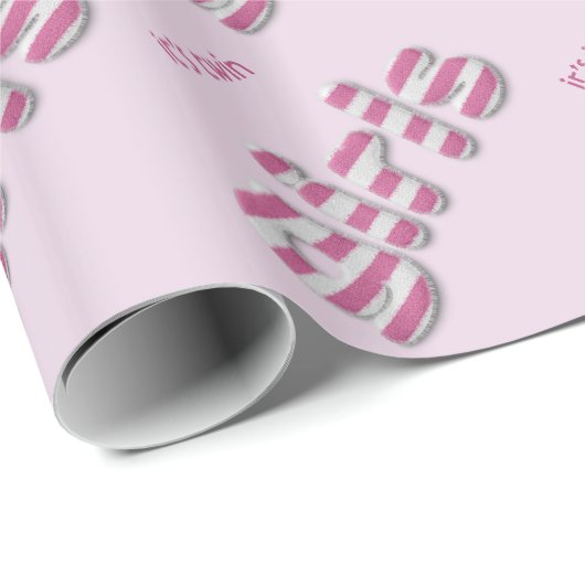 flockige Mädchen Geschenkpapier (Rolleneckpunkt)