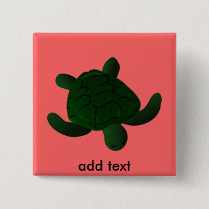 FLOCKIGE SCHILDKRÖTE BUTTON