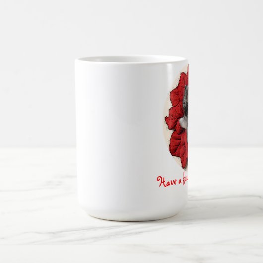 Flockige WeihnachtsTasse Kaffeetasse (Mittel)