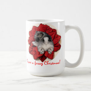 Flockige WeihnachtsTasse Kaffeetasse