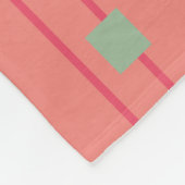 Flockiger rosa Panther Fleecedecke (Ecke)