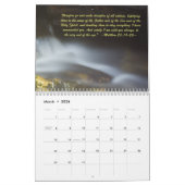 Flockiger Wasser-Schrifts-Kalender Kalender (Mär 2026)