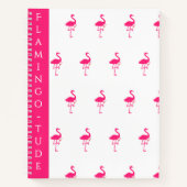 Flocking Fabulous Flamingos Notizblock (Vorderseite)