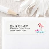 Flocking Fabulous Typografy w/Pink Flamingo (Insitu)