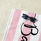 Flocking Flamingo Bride Bachelorette Beach Handtuc Strandtuch (Beispiel)