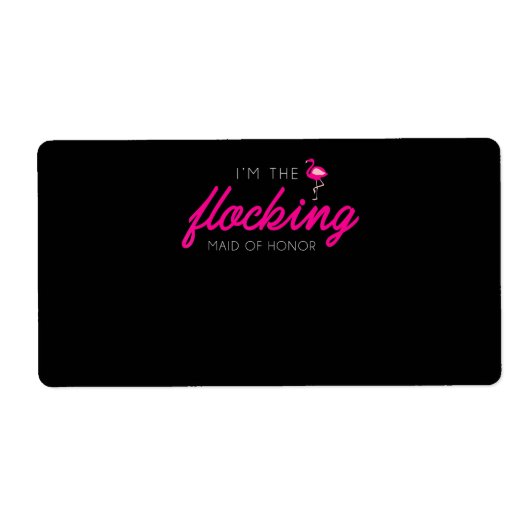 Flocking Maid Of Honor Flamingo Bachelorette Party (Vorne)