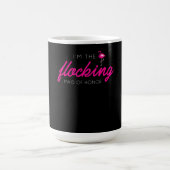 Flocking Maid Of Honor Flamingo Bachelorette Party Kaffeetasse (Mittel)