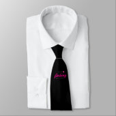 Flocking Maid Of Honor Flamingo Bachelorette Party Krawatte (Gebunden)