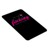 Flocking Maid Of Honor Flamingo Bachelorette Party Magnet (Rechte Seite)