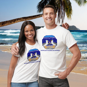 Flocktails am Strand Lustige Möwe T-Shirt