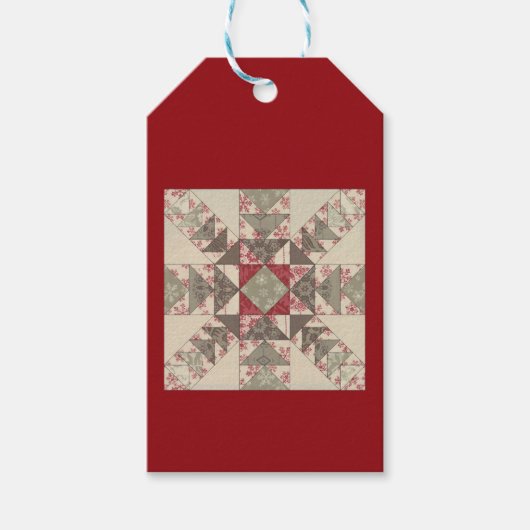 Flocons de Neige Light Geschenkanhänger (Vorderseite)