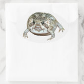 Flog Ovaler Aufkleber (Tasche)