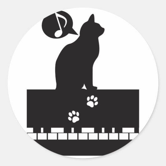 Floh_Walzer Runder Aufkleber (Vorderseite)