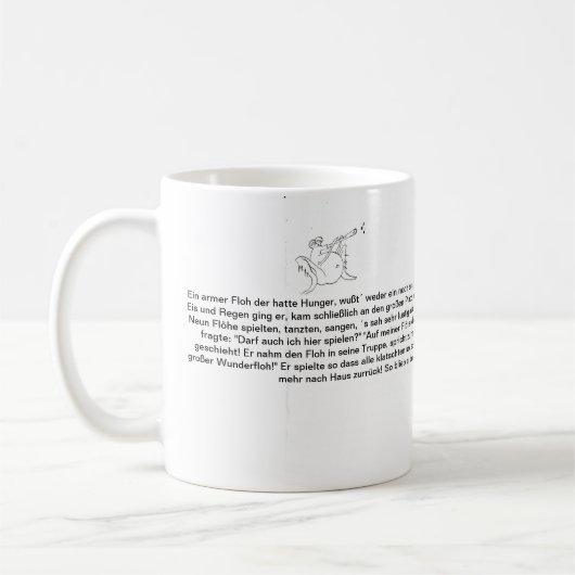 Floh Zirkus Tasse (Links)