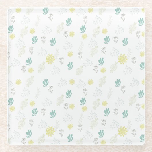 Flöhe Glasuntersetzer (Vorderseite)