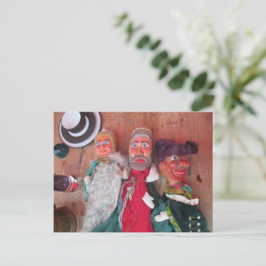 Flohmarkt Postkarte (Stehend Vorderseite)