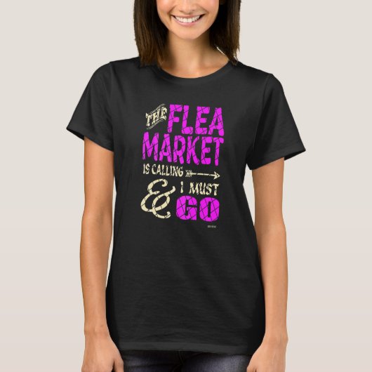Flohmarkt ruft T-Shirt (Vorderseite)