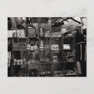 Flohmarkt Stillleben Postkarte