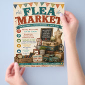 Flohmarktposter Flyer (Hand)