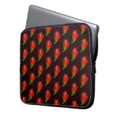 Flohrojas Laptopschutzhülle (Vorderseite Links)