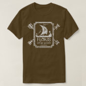 Flokis Shipyard Kattegat Viking Ship and Sword T-Shirt (Design vorne)