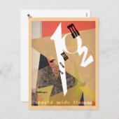 FLOMM102 ANNIVERsary Feiertagspostkarte (Vorne/Hinten)