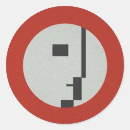 FLomm Heroes: D’EVOCATUR! Runder Aufkleber