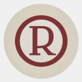 FLomm Heroes: REG! Runder Aufkleber (Vorderseite)