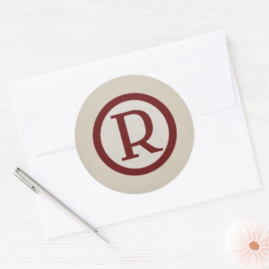 FLomm Heroes: REG! Runder Aufkleber (Umschlag)