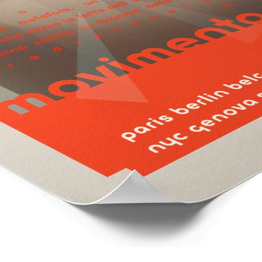 FLomm movimento artistico Poster (Ecke)