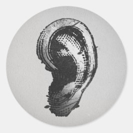 FLomm Villains: EAR! Runder Aufkleber