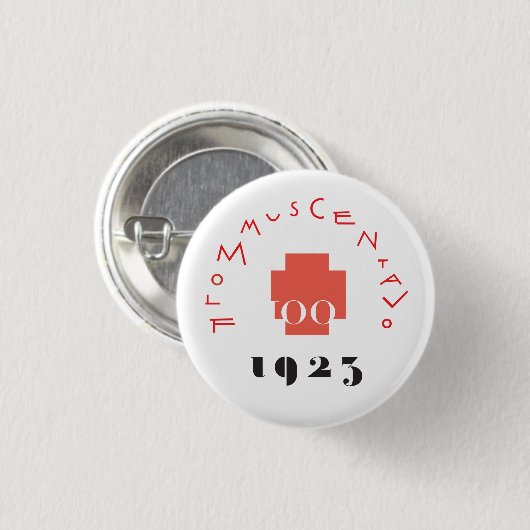 FLOMMus CENTAVo 100th ANNIVERsario Schaltfläche Button (Vorne & Hinten)