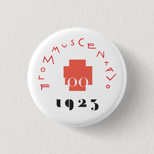 FLOMMus CENTAVo 100th ANNIVERsario Schaltfläche Button (Vorderseite)