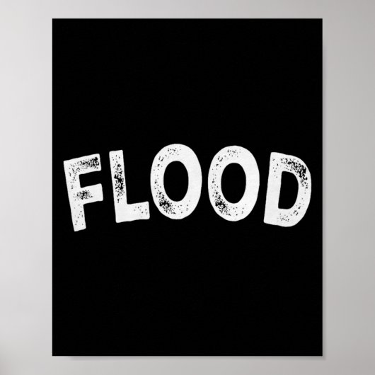 Flood Premium Tri-Blend Poster (Vorne)
