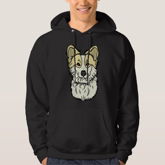 Floofy My Fluffy Corgi Hoodie (Vorderseite)