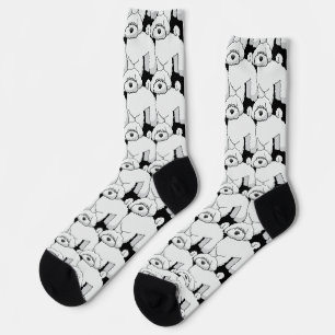 Floofy Niedlich Dog Muster Socken